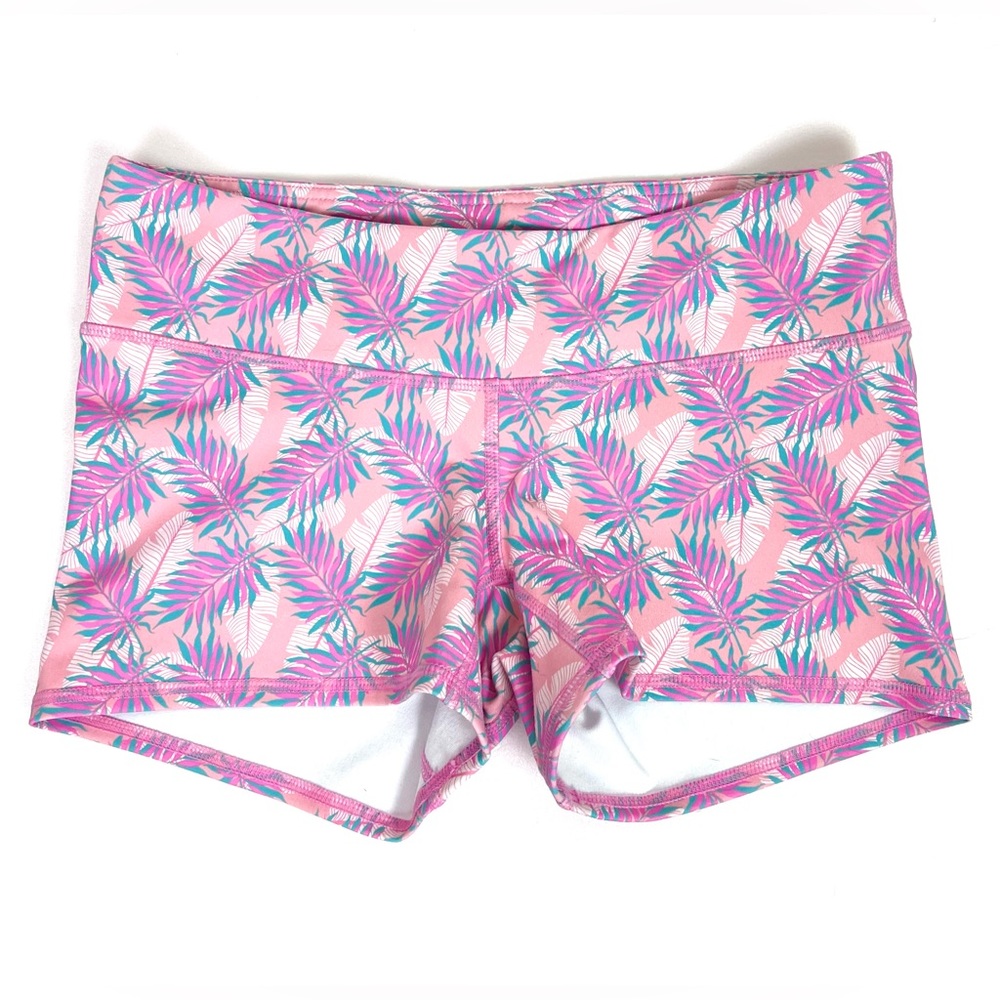 Tough Mode 3" Compression Booty Shorts Polynesian Paradise